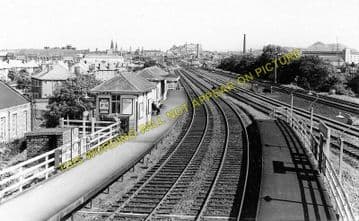 Balgreen Railway Station Photo. Edinburgh - Corstorphine. North British Rly. (1)