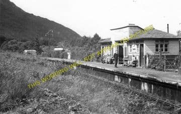 Ballachulish Ferry Railway Station Photo. Kentallen, Appin and Connel Ferry. (2)