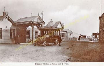 Ballater Railway Station Photo. Cambus O'May, Aboyne, Banchory and Aberdeen (14)