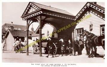 Ballater Railway Station Photo. Cambus O'May, Aboyne, Banchory and Aberdeen (4)