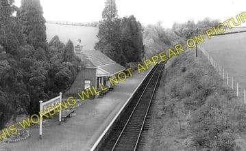 Ballingham Railway Station Photo. Holme Lacy - Fawley. Hereford to Ross. (1)