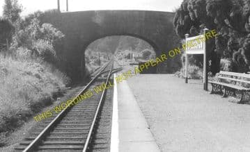 Ballingham Railway Station Photo. Holme Lacy - Fawley. Hereford to Ross. (4)