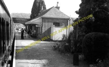 Ballingham Railway Station Photo. Holme Lacy - Fawley. Hereford to Ross. (5)