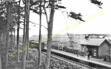 Balnacoul Railway Station Photo. Orbliston - Fochabers. Highland Railway. (1)..