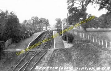 Bampton Railway Station Photo. Brize Norton. Witney - Alvescot. (1)..