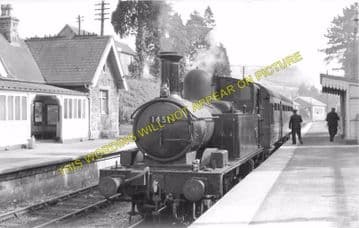 Bampton Railway Station Photo. Dulverton - Tiverton. GWR. (11)