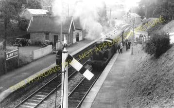 Bampton Railway Station Photo. Dulverton - Tiverton. GWR. (15)