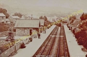 Bampton Railway Station Photo. Dulverton - Tiverton. GWR. (18)