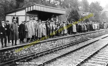 Bampton Railway Station Photo. Dulverton - Tiverton. GWR. (5)