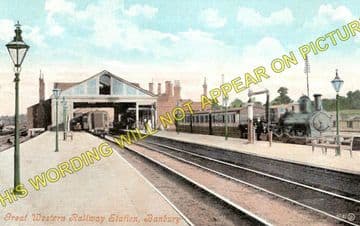Banbury General Railway Station Photo. Great Western Railway. (1)..
