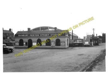 Banbury Merton Street Railway Station Photo. Farthinghoe and Brackley Line. (9)