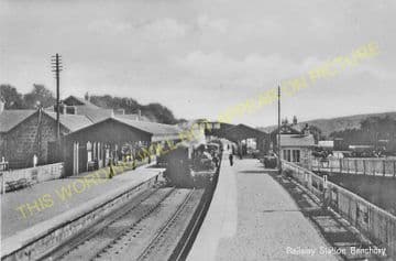 Banchory Railway Station Photo. Crathes - Glassel. Culter to Ballater Line. (10)