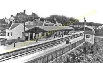 Banchory Railway Station Photo. Crathes - Glassel. Culter to Ballater Line. (4)