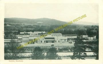 Banchory Railway Station Photo. Crathes - Glassel. Culter to Ballater Line. (7)
