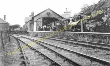 Banff Railway Station Photo. Ladysbridge and Tillynaught Line. GNSR. (10).