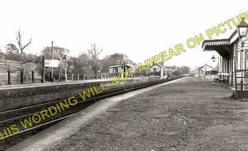 Bangor-on-Dee Railway Station Photo. Marchwiel - Overton. Wrexham Line. (1)..