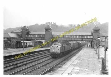 Bangor Railway Station Photo. Conway - Carnarvon. L&NWR. (12)