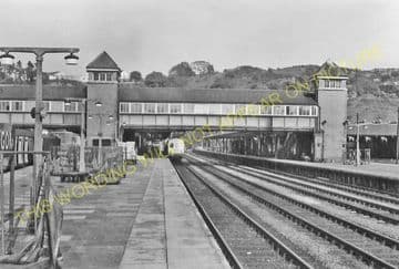 Bangor Railway Station Photo. Conway - Carnarvon. L&NWR. (14)