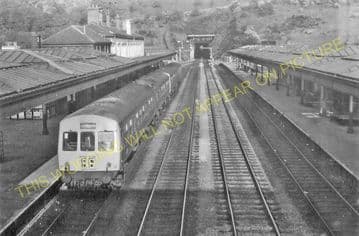 Bangor Railway Station Photo. Conway - Carnarvon. L&NWR. (15)