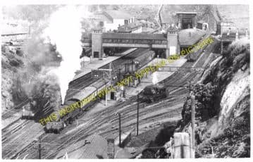 Bangor Railway Station Photo. Conway - Carnarvon. L&NWR. (4)