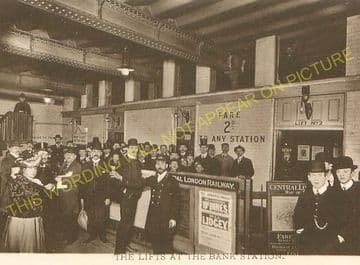 Bank Railway Station Photo. Central London Railway. London Underground (4)