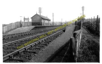 Bankhead Railway Station Photo. Bucksburn - Stoneywood. Aberdeen to Dyce. (1)..