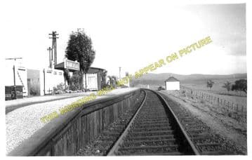 Bankhead Railway Station Photo. Carstairs - Newbigging. Dunsyre Line. (1)..
