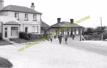 Banstead Railway Station Photo.Epsom Downs - Belmont. Sutton Line. LB&SCR. (3)