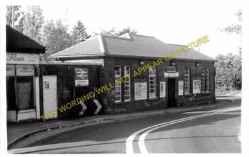 Banstead Railway Station Photo.Epsom Downs - Belmont. Sutton Line. LB&SCR. (5)