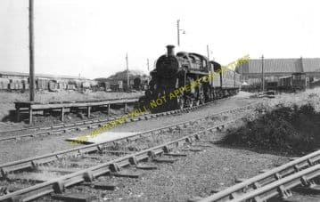 Barassie Workshops Railway Station Photo. Troon to Gailes & Drybridge Lines. (1)..