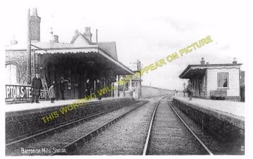 Barcombe Mills Railway Station Photo. Lewes - Isfield. Uckfield Line. LBSCR (11)