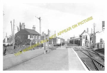 Bardney Railway Station Photo. Southrey to Five Mile House Line (12)