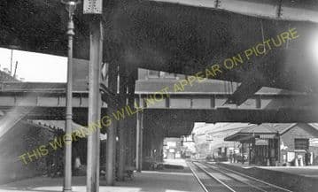 Bargoed Railway Station Photo. Pengham - Brithdir. Hengoed to Tredegar Line (1)..