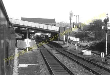 Bargoed Railway Station Photo. Pengham - Brithdir. Hengoed to Tredegar Line (6)