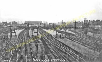 Barking Railway Station Photo. East Ham to Dagenham and Rainham Lines. LT&SR (4)
