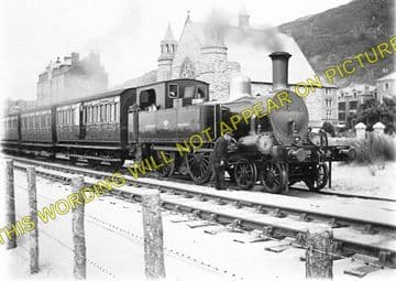 Barmouth Railway Station Photo. Fairbourne - Harlech. Cambrian Railway. (1)..