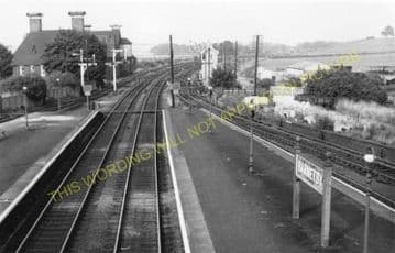 Barnetby Railway Station Photo. Brocklesby to Elsham, Brigg and Howsham. (11)