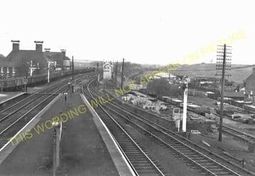 Barnetby Railway Station Photo. Brocklesby to Elsham, Brigg and Howsham. (19)