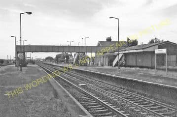 Barnetby Railway Station Photo. Brocklesby to Elsham, Brigg and Howsham. (21)