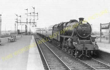 Barnetby Railway Station Photo. Brocklesby to Elsham, Brigg and Howsham. (23)