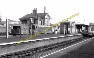Barnetby Railway Station Photo. Brocklesby to Elsham, Brigg and Howsham. (3)
