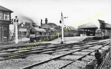 Barnham Railway Station Photo. Ford to Drayton and Bognor Lines. LB&SCR. (12)