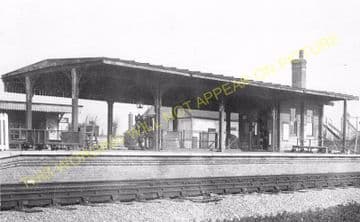 Barnham Railway Station Photo. Ford to Drayton and Bognor Lines. LB&SCR. (5)