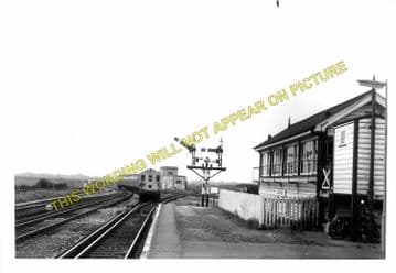 Barnham Railway Station Photo. Ford to Drayton and Bognor Lines. LB&SCR. (8)