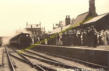 Barnoldswick Railway Station Photo. Earby Line. Midland Railway. (2)