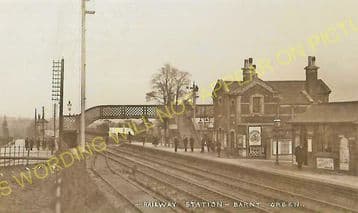 Barnt Green Railway Station Photo. King's Norton to Alvechurch and Blackwell (18)