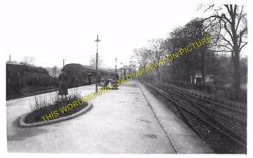 Barnton Railway Station Photo. Davidsons Main and Craigleith Line. (5)