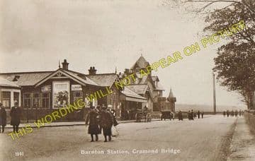 Barnton Railway Station Photo. Davidsons Main and Craigleith Line. (6).