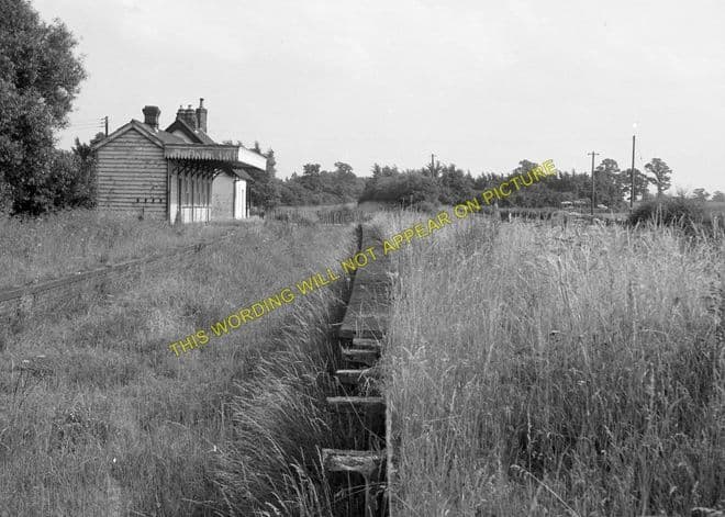 Barnwell Railway Station Photo. Thorpe to Oundle. Thrapston & Wansford Line (11)