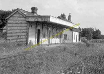 Barnwell Railway Station Photo. Thorpe to Oundle. Thrapston & Wansford Line (2)